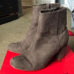 Studded Heeled Booties